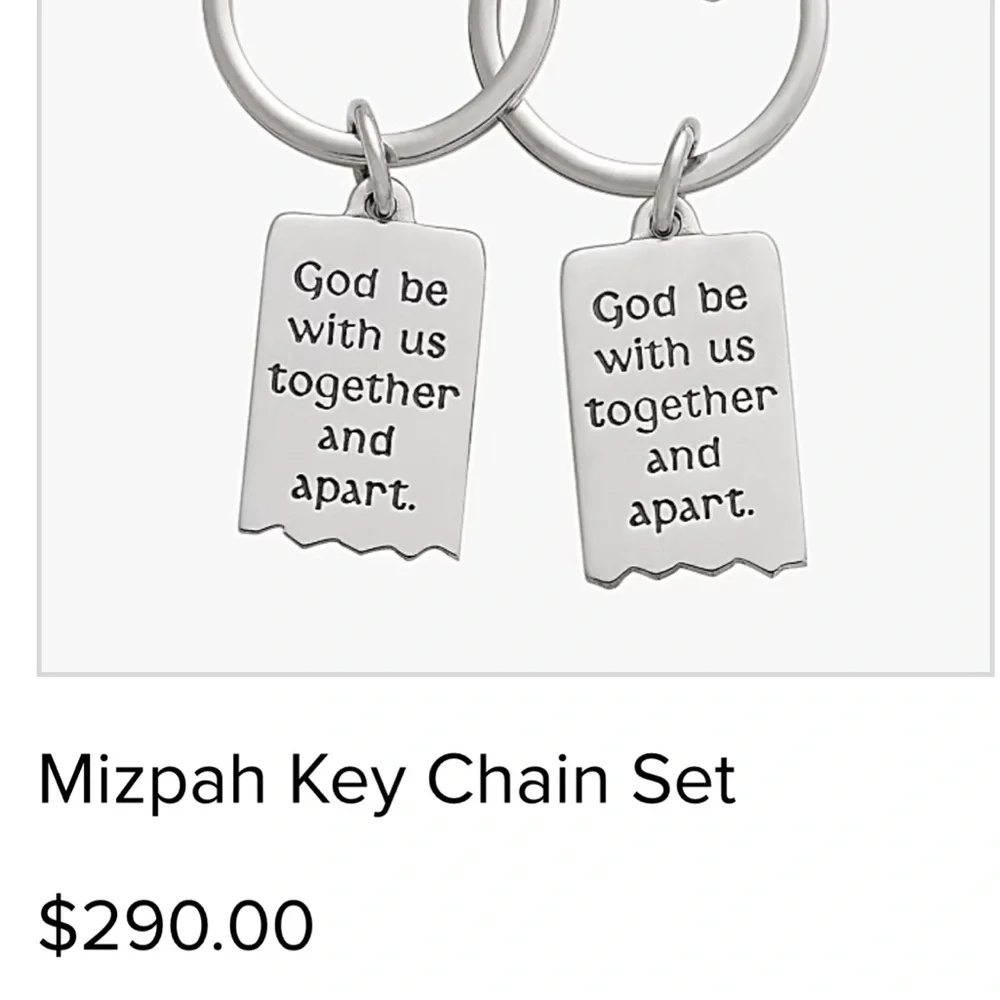 James Avery Inspirational Silver Key Holders - Picture 3 of 4